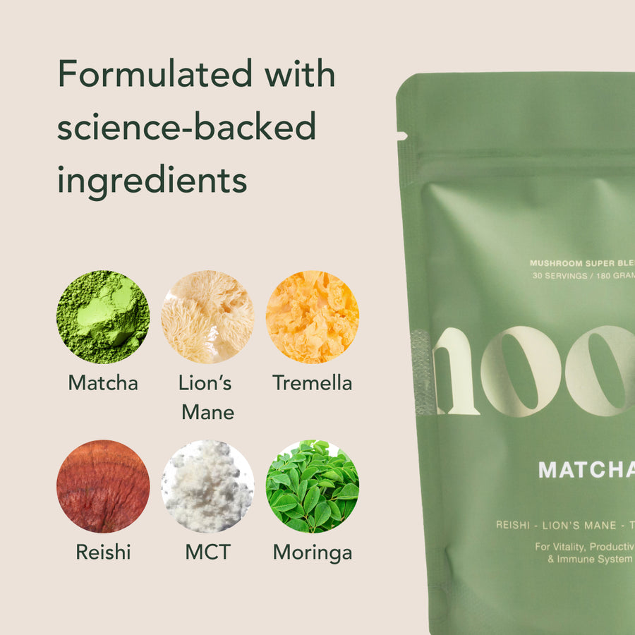 Matcha Mushroom Super Blend